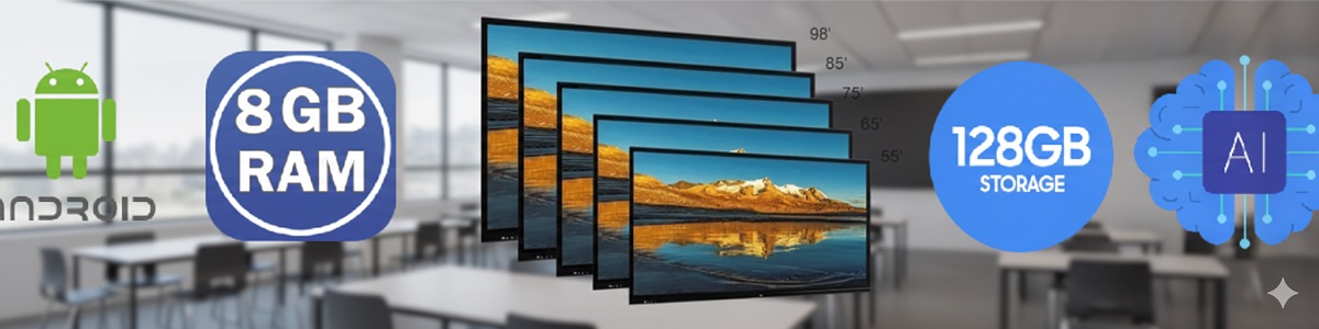 65 Inch Interactive Flat Panel Display